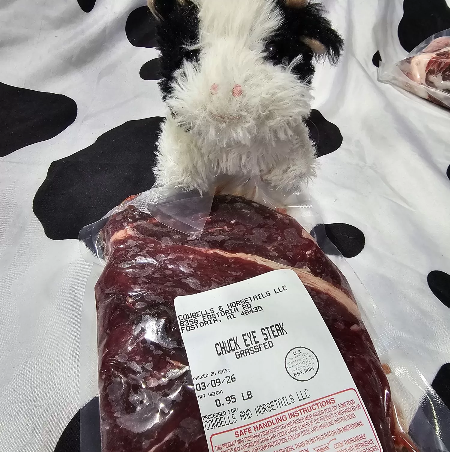 Grass Fed Chuck Eye Steak | Local Farm Raised Beef
