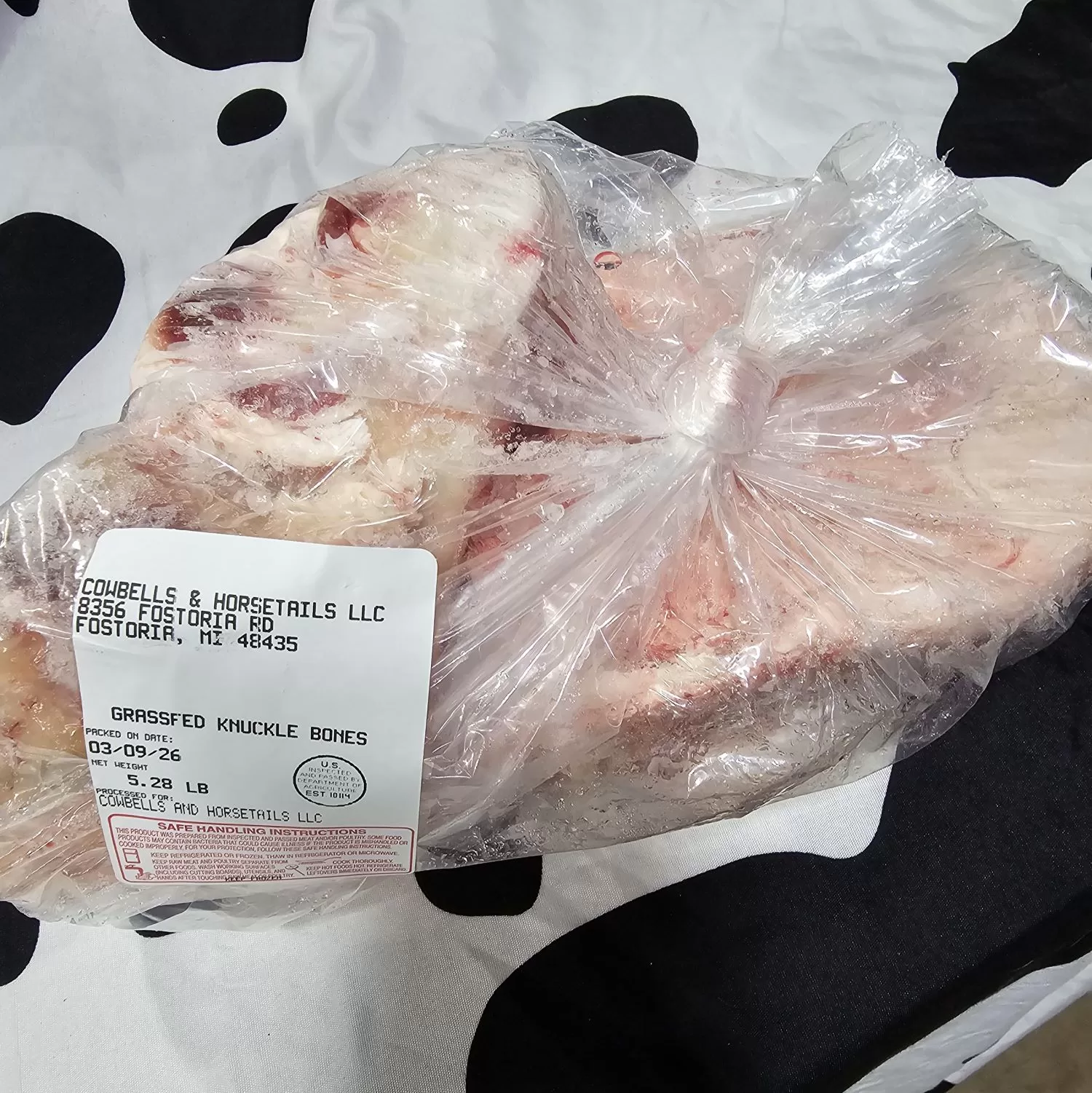 Grass Fed Beef Knuckle Bones | Local Farm Raised Beef - Image 2