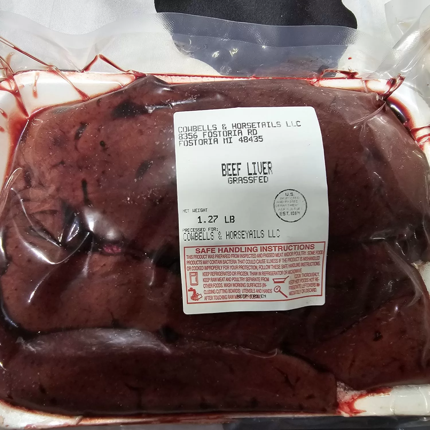 Grass Fed Beef Liver | Local Farm Raised Beef - Image 2