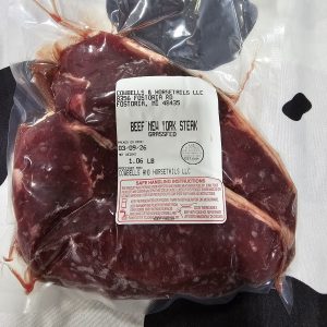 Grass Fed New York Strip Steak | Local Farm Raised Beef