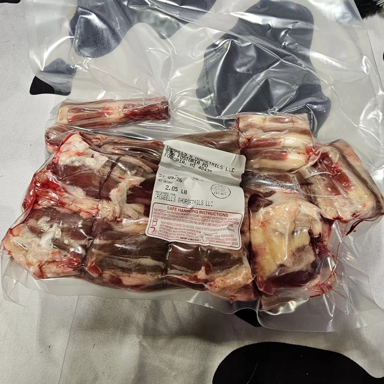 Grass Fed Beef Oxtail | Local Farm Raised Beef