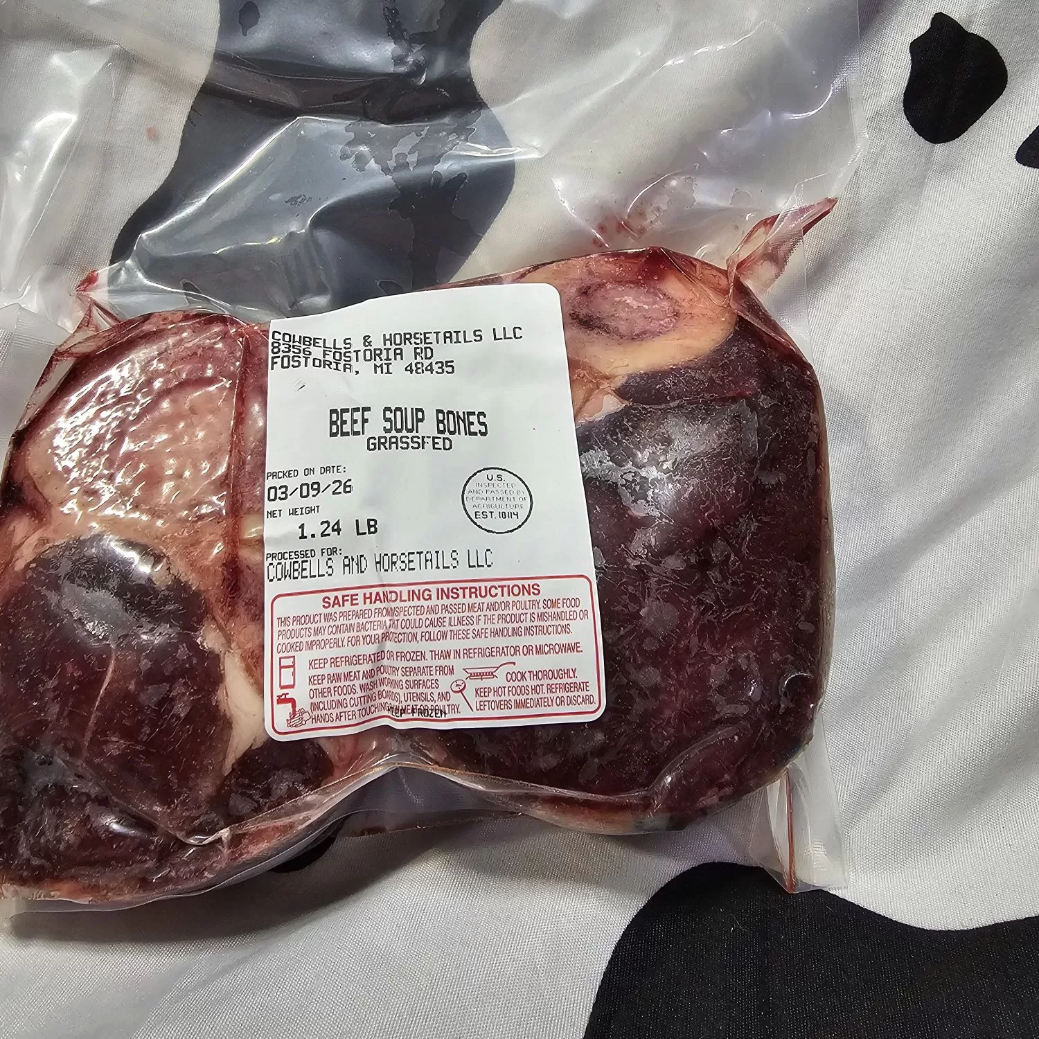 Grass Fed Beef Soup Bones | Local Farm Raised Beef